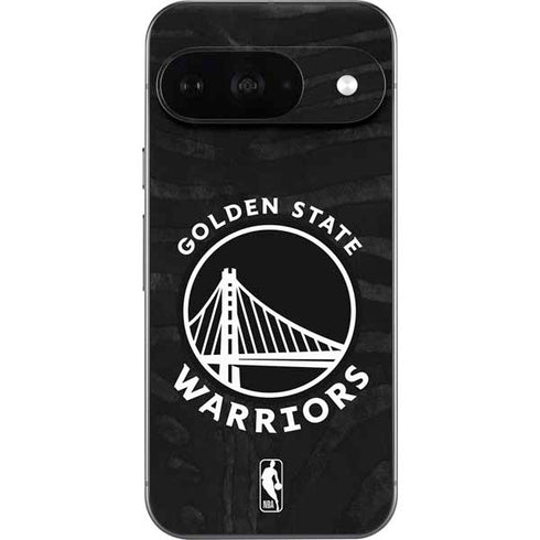NBA Golden State Warriors Black Animal Print Google Pixel 9 Skin